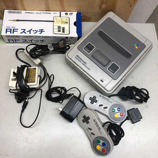 スーパーファミコン本体 コントローラー RFスイッチ